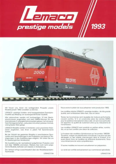 Modellauswahl - Lemaco