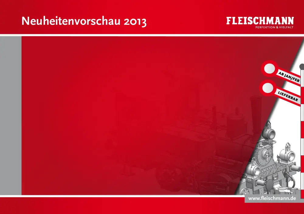 Fleischmann - Neuheitenvorschau 2013