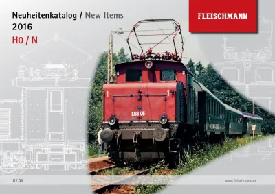 Neuheitenkatalog / New Items 2016 - Fleischmann