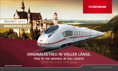 ICE BR 407 in H0 / in H0 gauge - Fleischmann