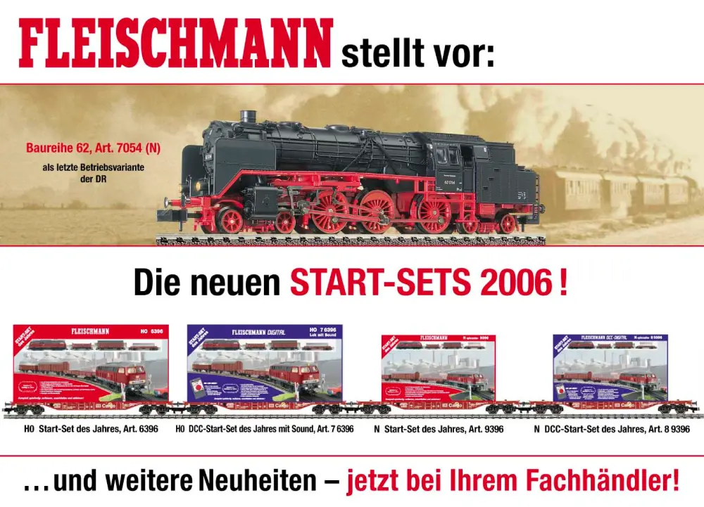 Fleischmann - Die neuen Start-Sets 2006!