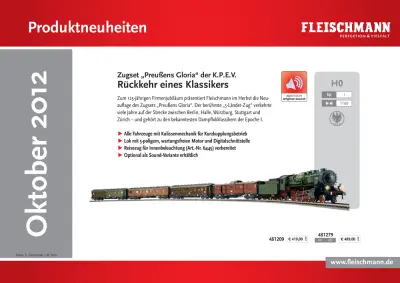 Produktneuheiten Oktober 2012 - Fleischmann