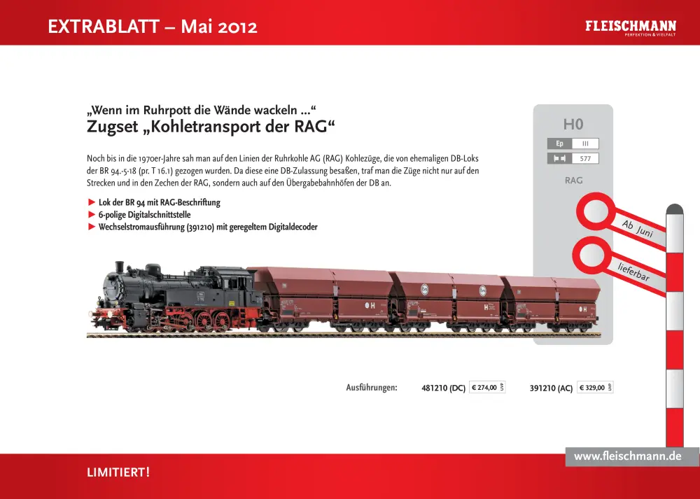 Fleischmann - Extrablatt - Mai 2012