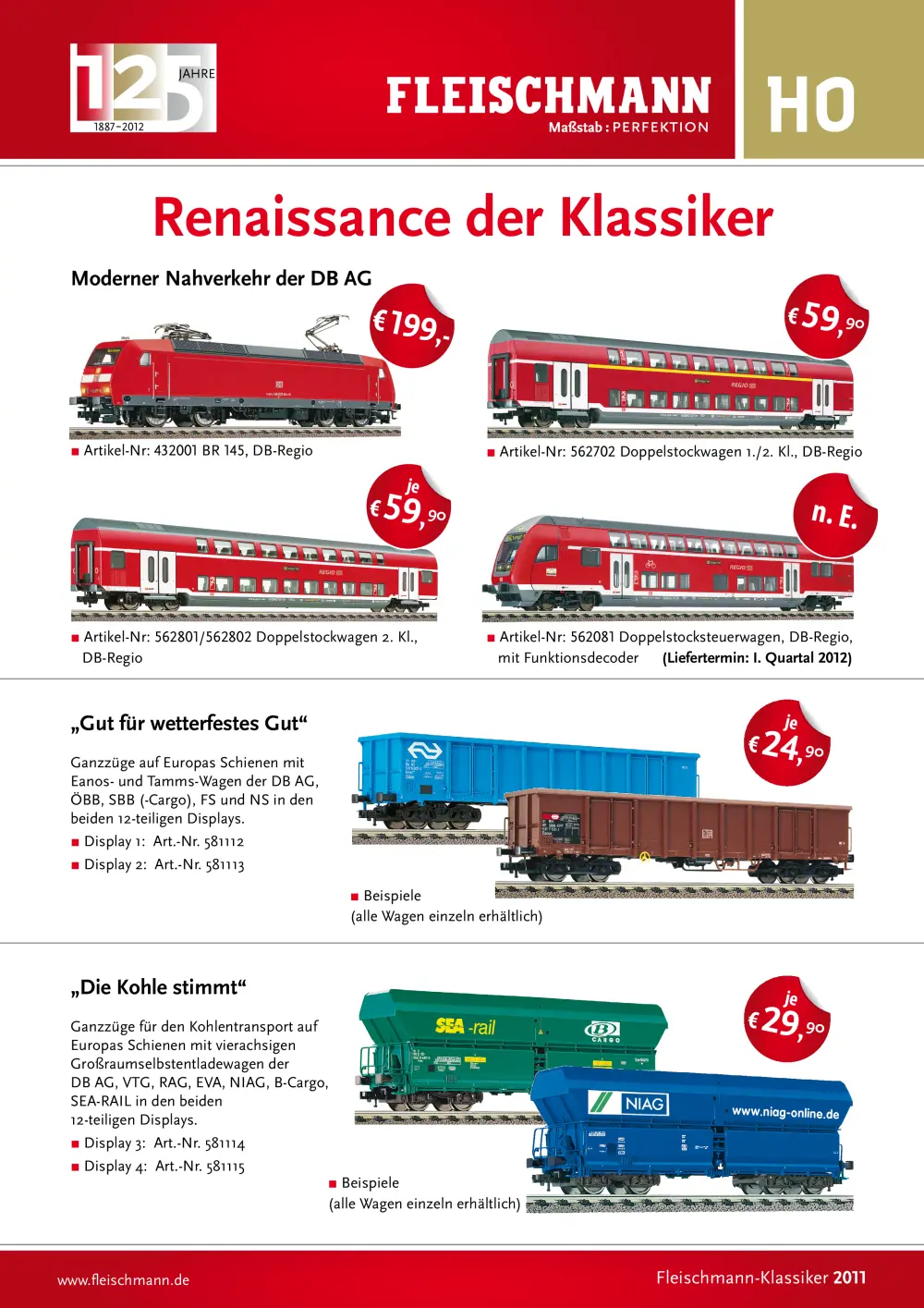 Fleischmann - Renaissance der Klassiker