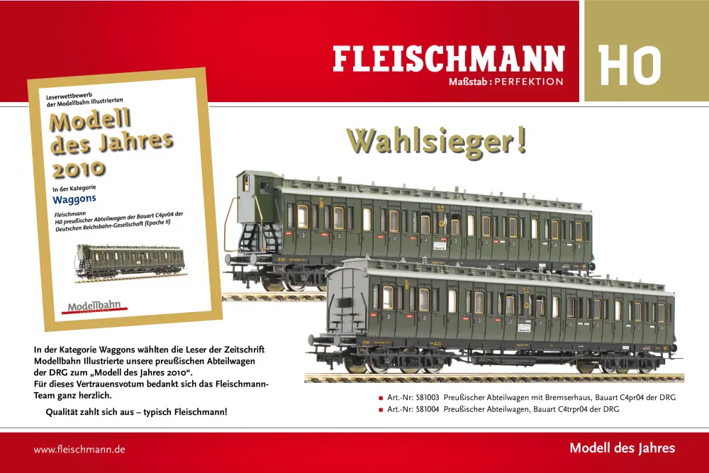 Fleischmann - Modell des Jahres