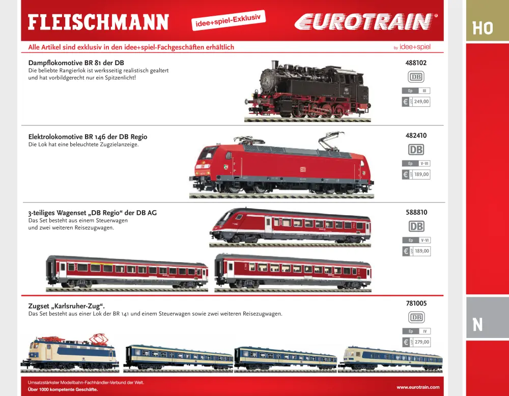 Fleischmann - Eurotrain idee+spiel-Exklusiv