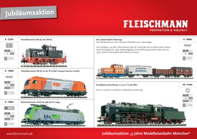 Jubiläumsaktion "5 Jahre Modelleisenbahn München" - Fleischmann