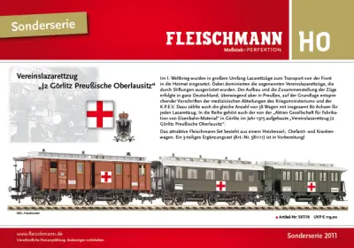 Vereinslazarettzug "J2 Görlitz Preußische Oberlausitz" - Fleischmann