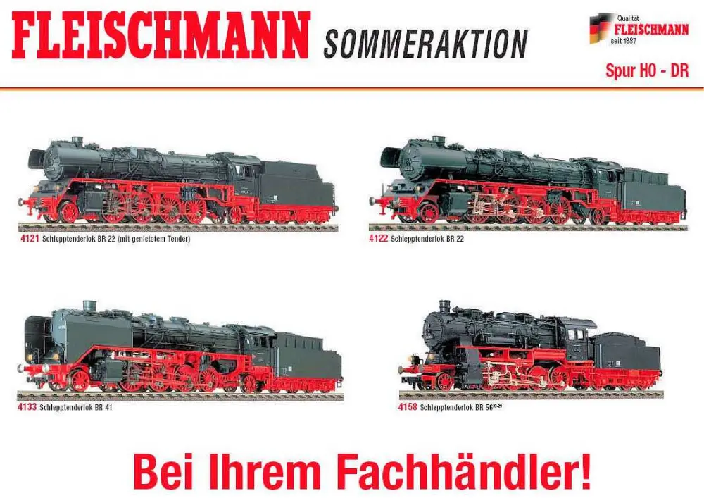 Fleischmann - Sommeraktion