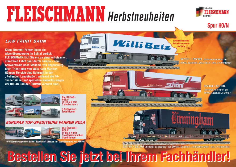 Fleischmann - Herbstneuheiten