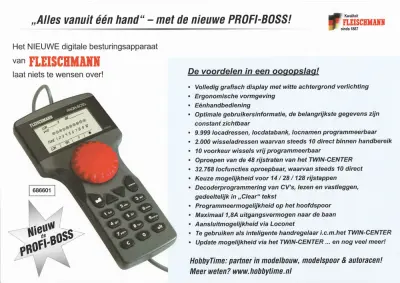 "Alles vanuit één hand" - met de nieuwe PROFI-BOSS! - Fleischmann