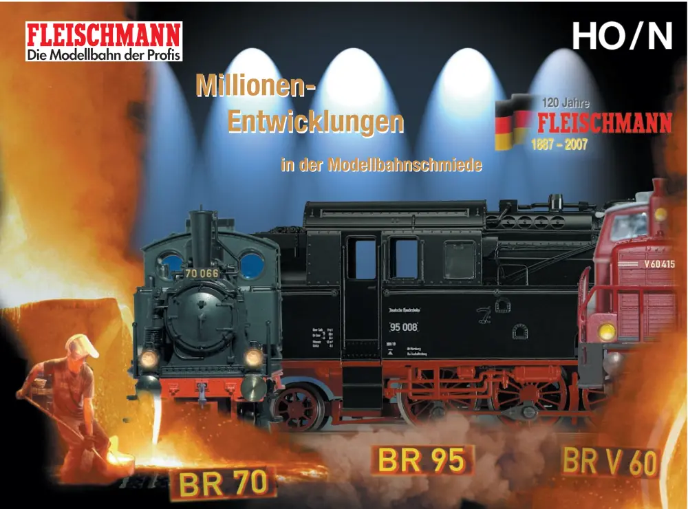 Fleischmann - Millionen-Entwicklungen in der Modellbahnschmiede