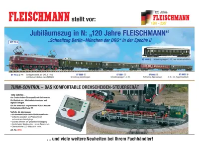 Jubiläumszug in N: "120 Jahre Fleischmann" - Fleischmann