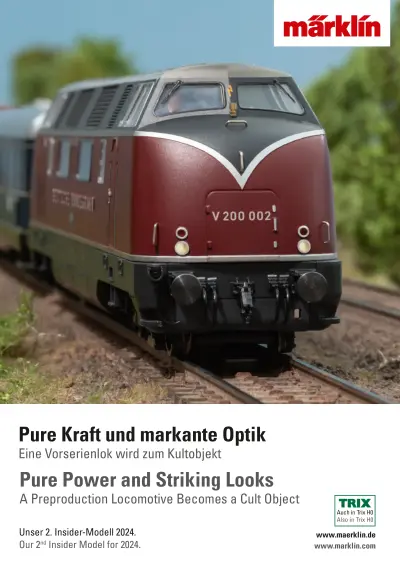 DB - Class V 200 Diesel Locomotive - Märklin