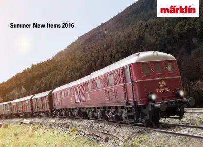 Summer New Items 2016 - Märklin