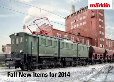 Fall New Items for 2014 - Märklin