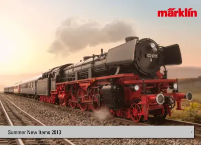 Summer New Items for 2013 - Märklin