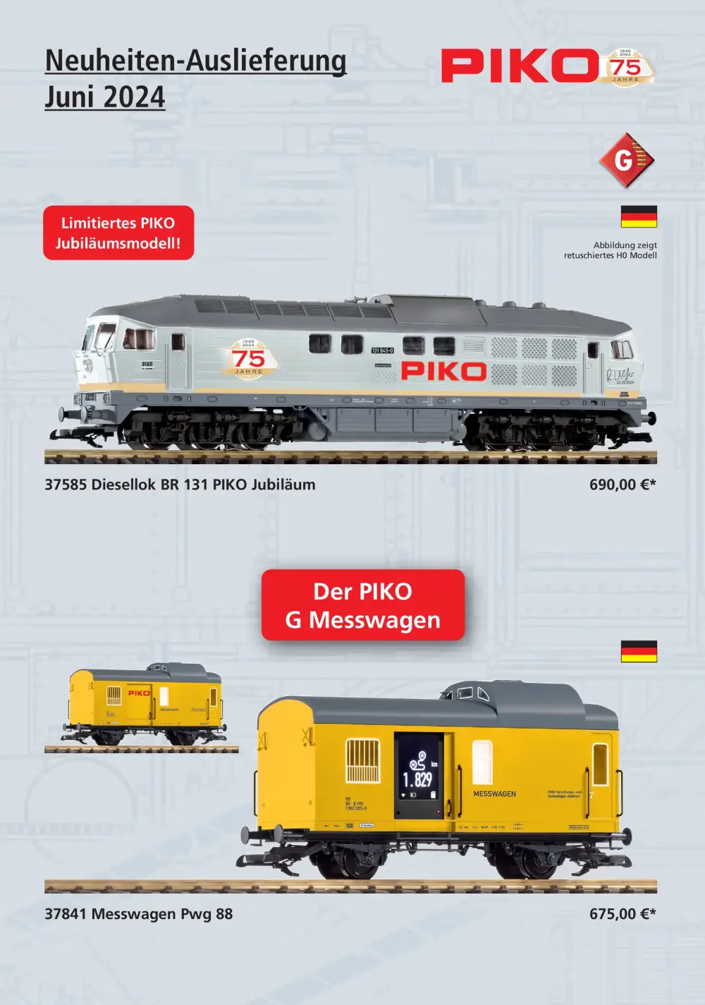 PIKO - Neuheiten-Auslieferung Juni 2024