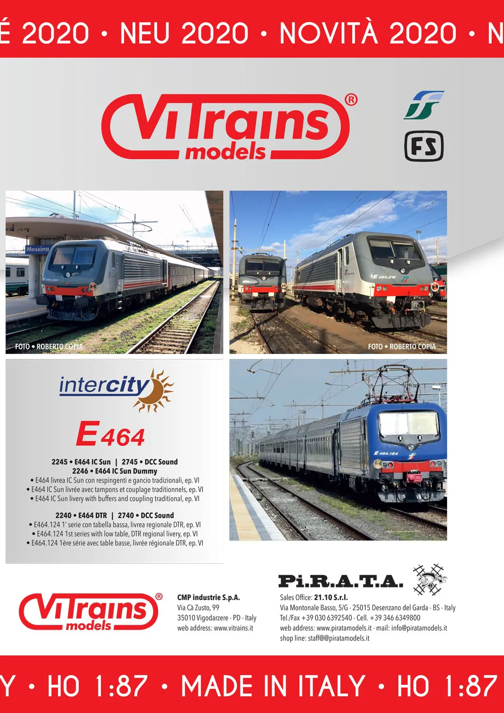 Italian novelties 2020 - ViTrains