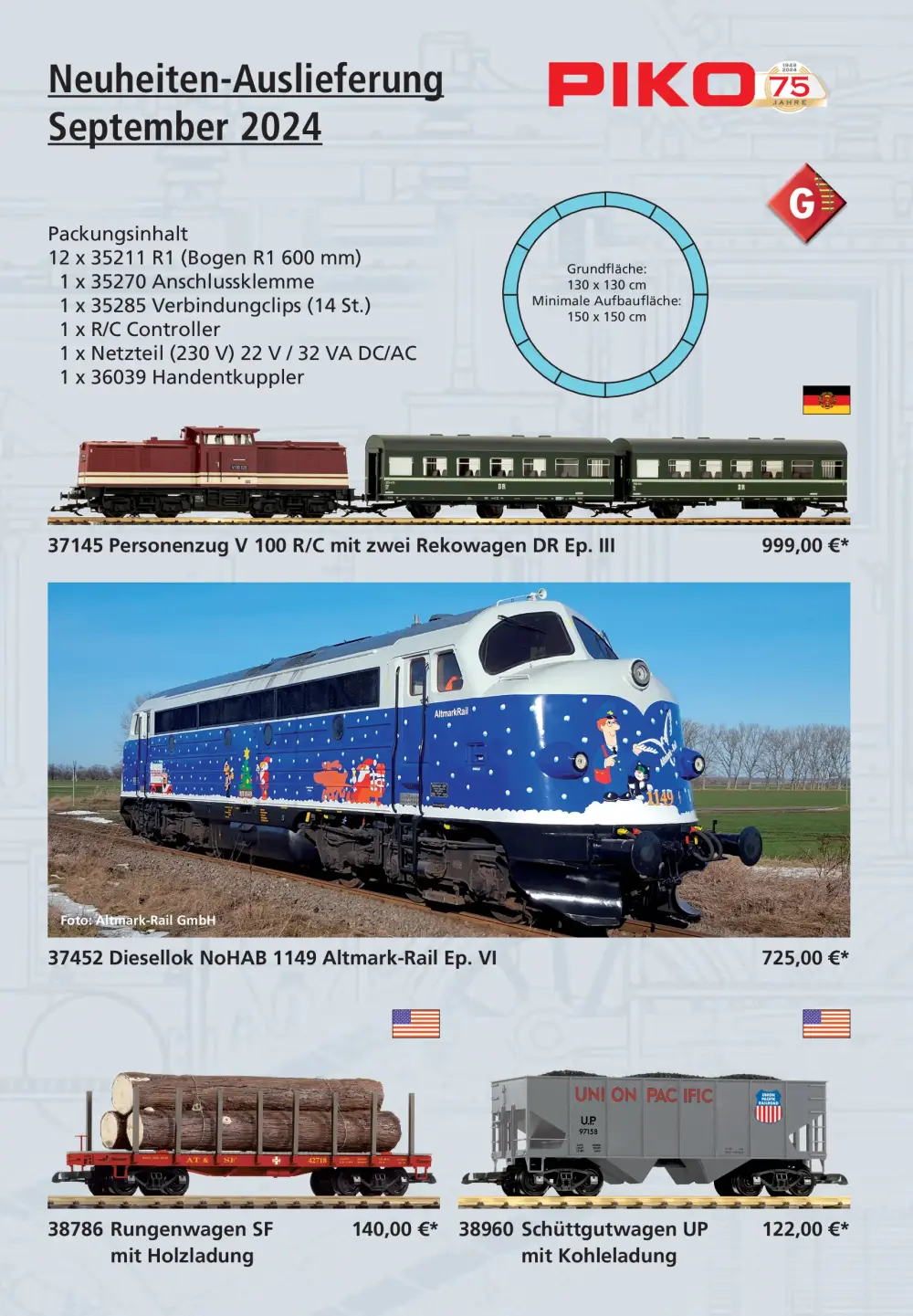 PIKO - Neuheiten-Auslieferung September 2024