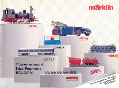 Programme général / Total Programma 1992 / 1993 - Märklin