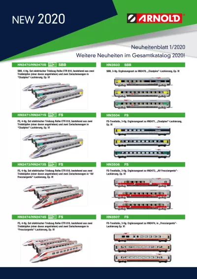 Novelties 2020 - Arnold