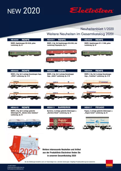 Novelties 2020 - Electrotren
