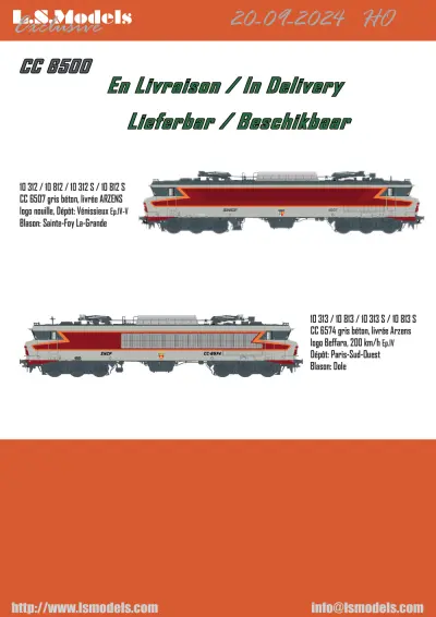 In delivery September 2024 - LS Models