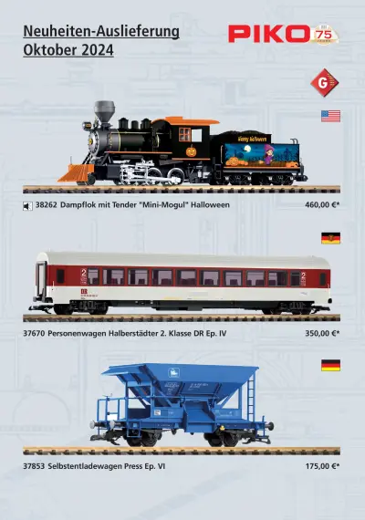 Neuheiten-Auslieferung Oktober 2024 - PIKO