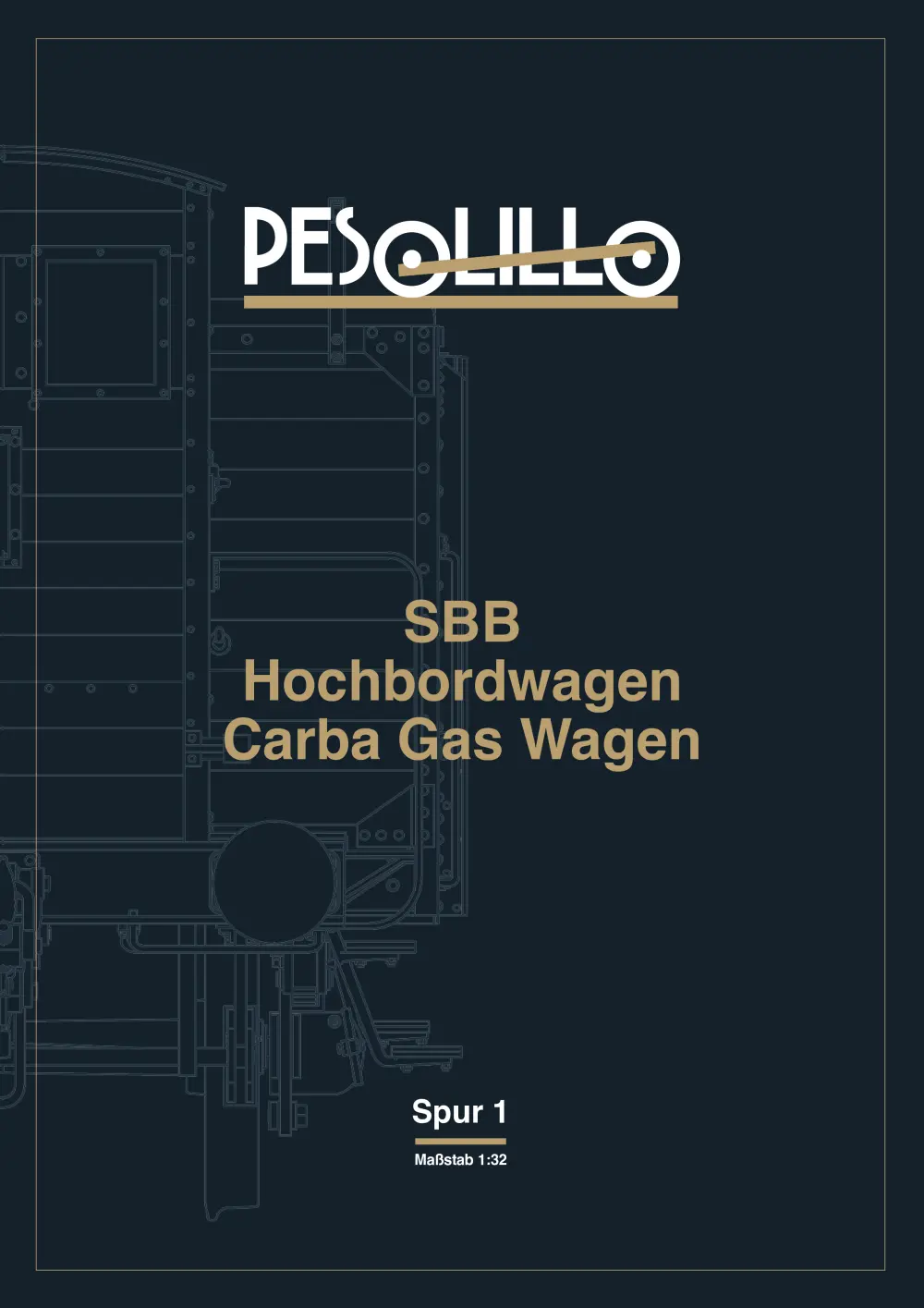 PESOLILLO - SBB CFF - Hochbordwagen Carba Gas Wagen