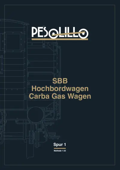 SBB CFF - Hochbordwagen Carba Gas Wagen - PESOLILLO