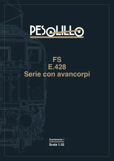 FS - E.428 electric locomotive - PESOLILLO