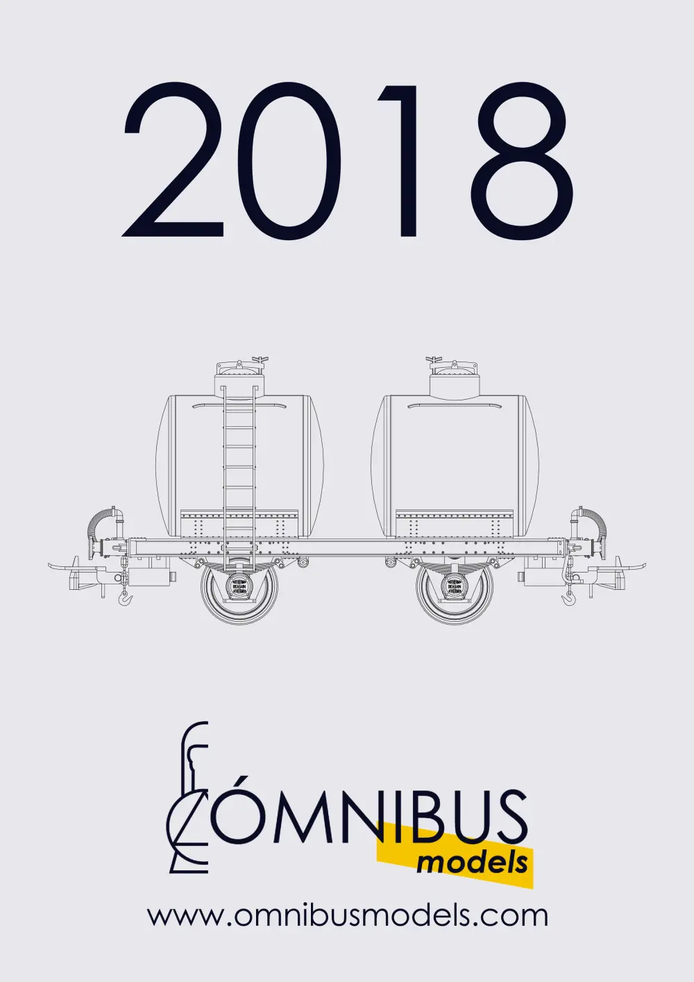 Ómnibus Models - Vagón cisterna bicuba 2018