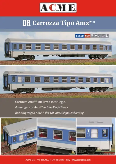 DR - Amz 210 Reisezugwagen (ref. 52690) - ACME - Anonima Costruzioni Modellistiche Esatte