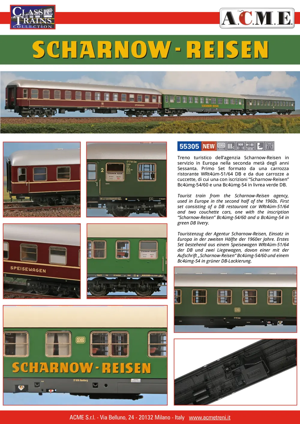 ACME - Anonima Costruzioni Modellistiche Esatte - Scharnow-Reisen (ref. 55305)