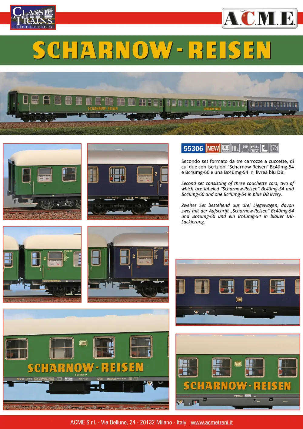 ACME - Anonima Costruzioni Modellistiche Esatte - Scharnow-Reisen (ref. 55306)