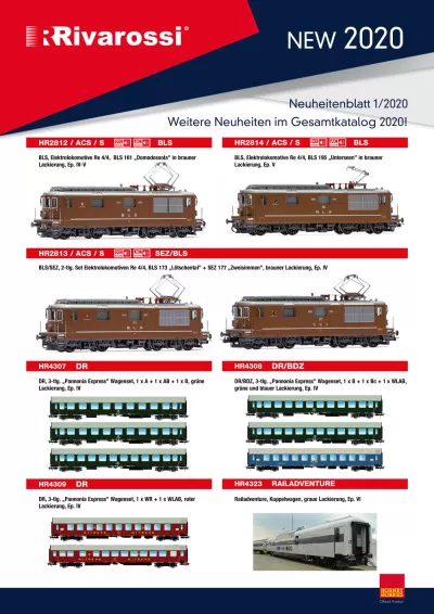 Novelties 2020 - Rivarossi