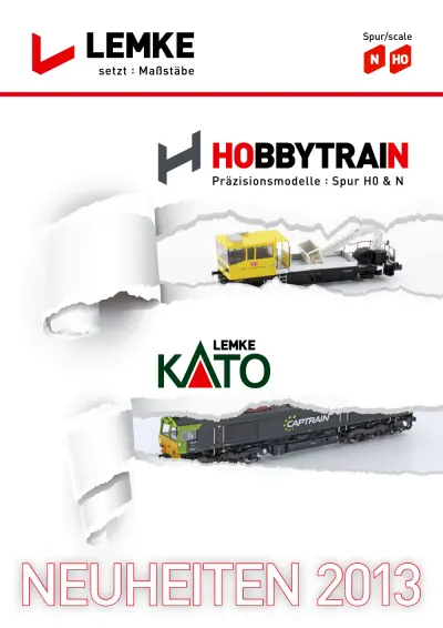 Neuheiten 2013 - Lemke Collection / Hobbytrain / KATO
