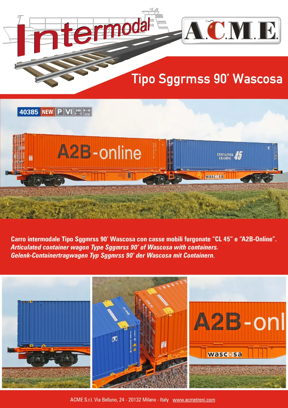 ACME - Anonima Costruzioni Modellistiche Esatte - Tipo Sggrmss 90' Wascosa (ref. 40385)