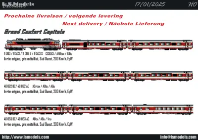 Deliveries January 2025 - LS Models