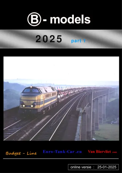 Novelties 2025 (part 1) - B-models