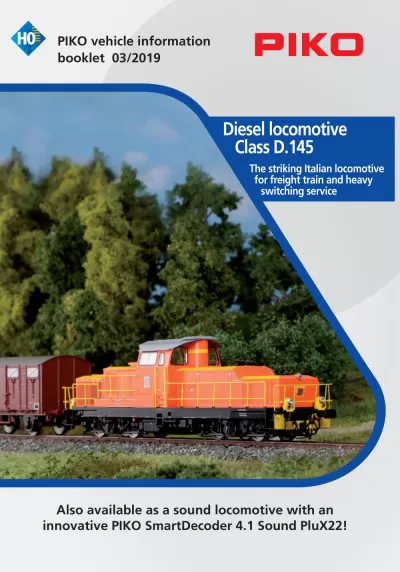 FS - D.145 diesel locomotive - PIKO