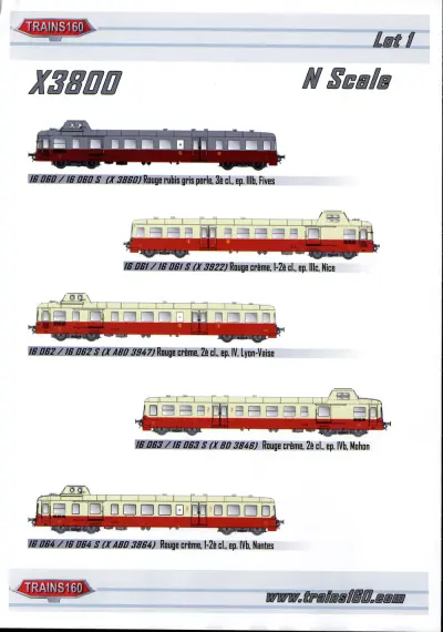 X3800 - Trains 160