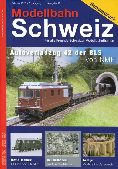 Modellbahn Schweiz: Autoverladezug 42 der BLS von NME - NME - Nürnberger ModellEisenbahnen