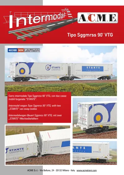 Tipo Sggmrss 90’ VTG (ref. 40398) - ACME - Anonima Costruzioni Modellistiche Esatte