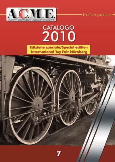 Catalog 2010 - ACME - Anonima Costruzioni Modellistiche Esatte