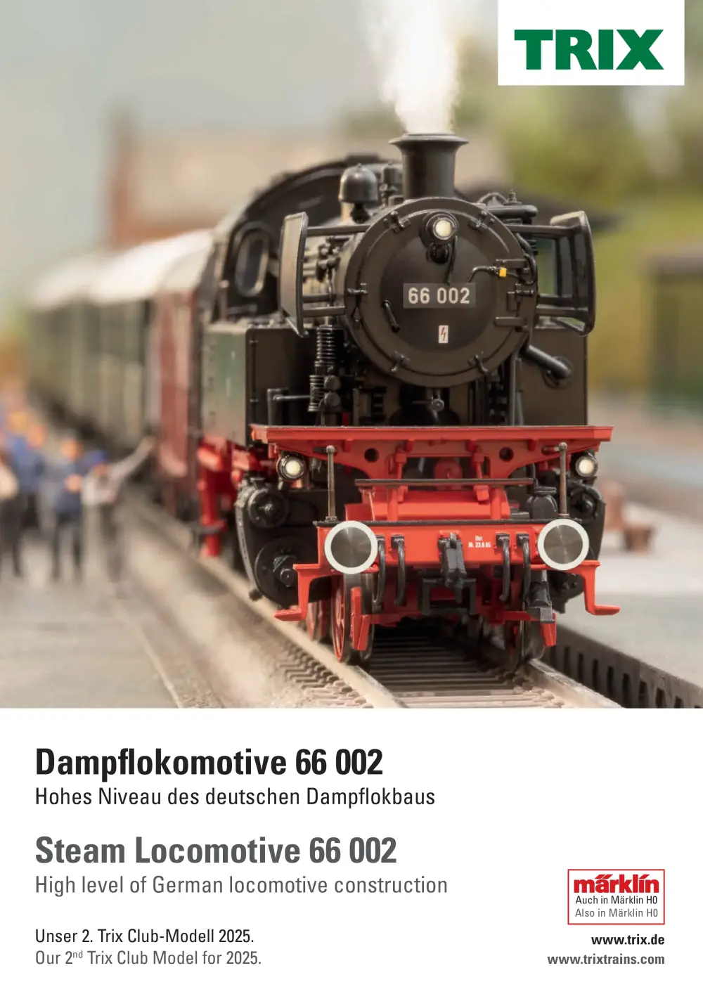 Trix - Dampflokomotive / Steam Locomotive 66 002