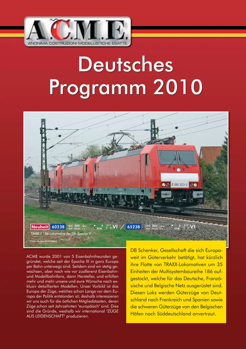 ACME - Anonima Costruzioni Modellistiche Esatte - German models 2010