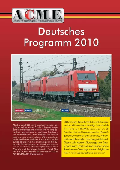 German models 2010 - ACME - Anonima Costruzioni Modellistiche Esatte