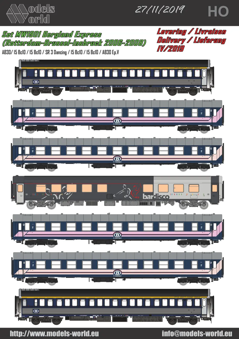 LS Models - Bergland Express SNCB / Voitures OCEM / Vtu SNCF